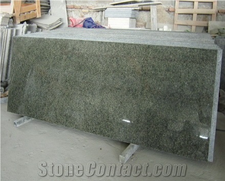 China Green Granite Countertop,Kitchen Desk Tops,Kitchen Island Tops, Kitchen Bar Top,Kitchen Worktops
